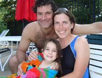 Lots of smiles after a swim.