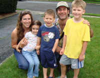 Sarah, Todd, Ophelia, Nicholas and Tommy.