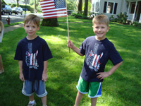 Tommy and Tommy wearing the same shirt!