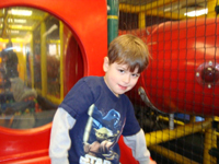 Nicholas at In the Swing on his 4th Birthday!