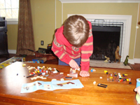 Tackling Lego Sponge Bob.