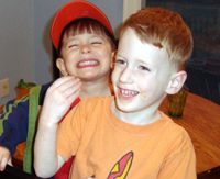 Nick and Nick gettin' goofy!