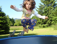 Jumping for joy!