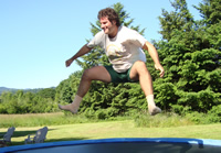 Jumping for joy!
