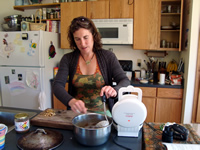 Sara cooks up a mean breakfast!
