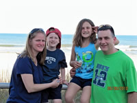 Chris' family.