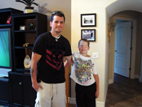 Brothers Ryan and Trevor.