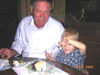 Papa and Tommy love icing