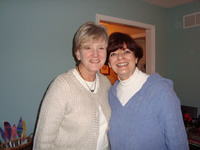 Cousins Kathy and Rosie...