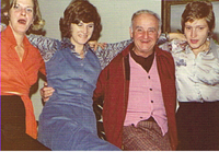Roberta, Kathy, Uncle Rudy and Pat