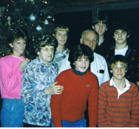 Aunt Frances, Uncle Rudy and cousins.