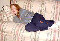 Tired niece!