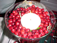 Cranberry Candle