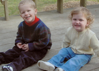 Cousins Trevor and Daniele