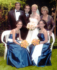 Faye and Joe's clan: Eric, Kerri, Jennifer and Lisa