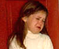 Tommy gets his quivering bottom lip from his mommy!