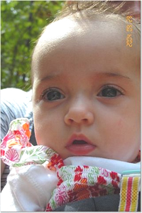 Little Lucie at 5 months!