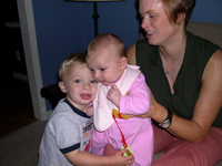 Owen, Anelie and Suzanne.