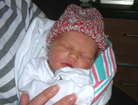 Little Jackson, just one day old!