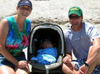 Mom and Dad with Jackson.