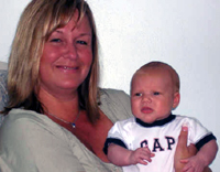 Sheri and nephew Jackson.