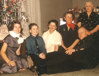 Rosemary, Billy, Mom, Aunt Mary Jo, Grandma and Dad.