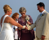 Kathy ties the knot