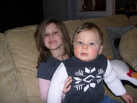 Cousins Daniele and Tennison!