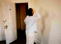 Cindy where the mirror was!