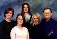 The whole family