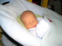 The little peanut is five days old!