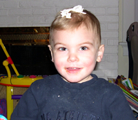 Here's my 23 month Play Doh birthday hat!