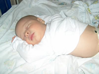Nicholas is okay... and almost ten pounds now!