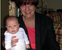 Granny plays with Nicholas.