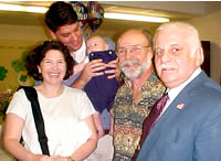 Cindy, Mike, Tommy, Donny and Johnny.