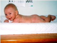 Changing table - three months.