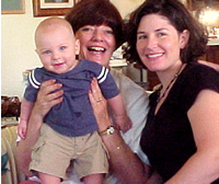 Tommy, Granny and Mommy - 31 Aug 2003