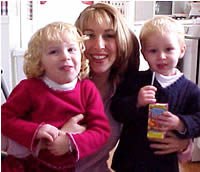 Sarah, Seany and Mommy Robin