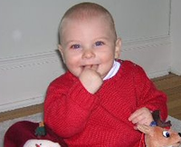 Cute in a Polo sweater