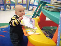 Tasting a book.