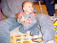 with daddy