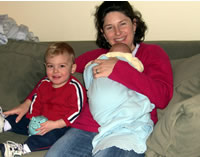 The three of us on Valentine's Day!
