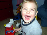 That's Tommy's Irish twinkle...