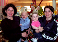 Mommy's and kids.