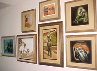 Some of Johnny's artwork.