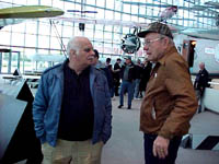 Two vets share memories.
