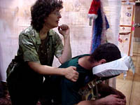 an accu-pressure massage.