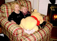Sara, Sean and Pooh