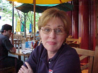 Alice at Clyde's.